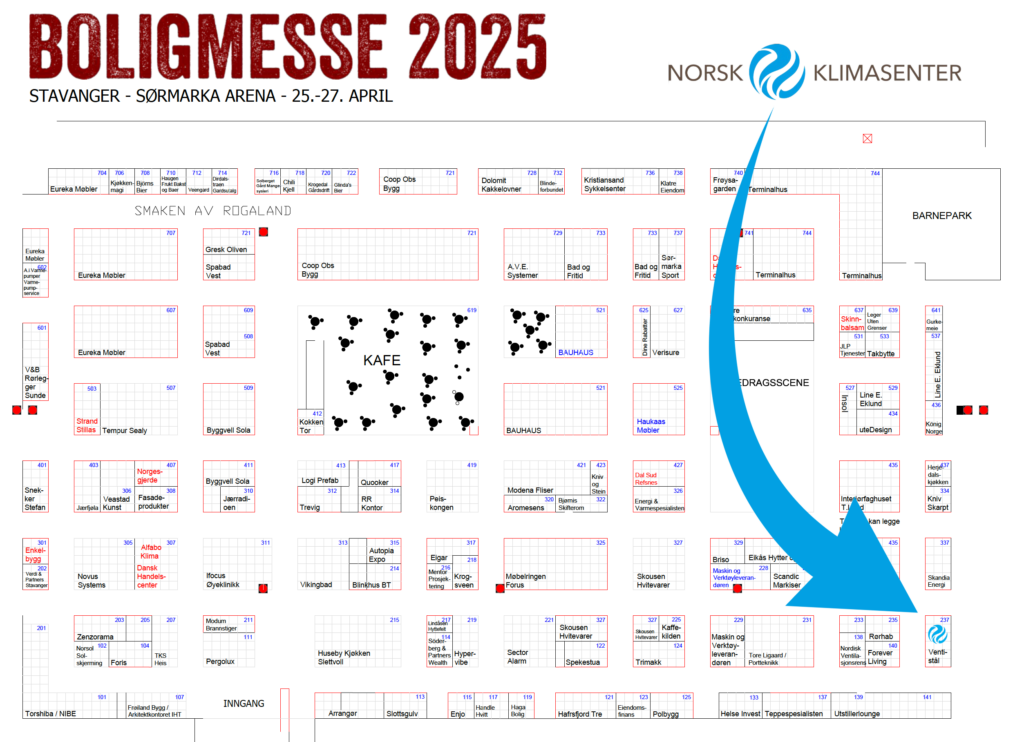 Møt oss på Boligmesse i Stavanger 25. – 27. april